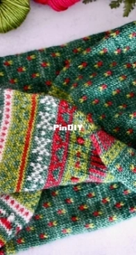 Holiday Doodle Cowl (Infinity) by Jamie Lomax