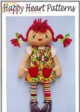 Happy Heart Patterns -HHF 251-Pippy Ann and her long Stockings
