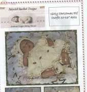 Baby Doll Handknit Designs XM9 - Girly Christmas Elf outfit 10-16" dolls