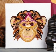 Colourful Monkey by Megan Caines from The Word of Cross Stitching TWOCS 322 XSD