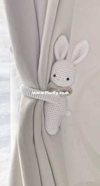 Rabbit Curtain Tie-Back