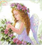 Dimensions 35229 Passion Flower Angel XSD