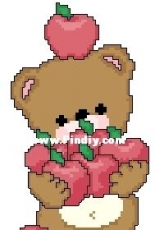 Leisure Arts Beary Apple Feast PCS