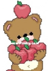 Leisure Arts Beary Apple Feast PCS
