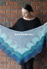 Stormbay Shawl by Lisa Mutch