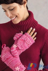 Mittens in the Hood by Antje Gillingham-pullout from Love of Knitting
