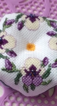 Handmade fun RZ-5/007, pansies