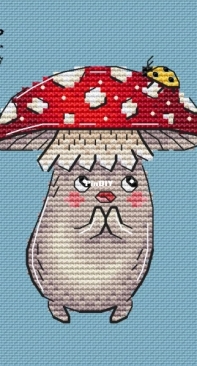 Margaritka Stitch - Amanita with Ladybug by Margarita Shelikhova