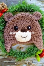 Frog Shmog -  Ellen Aria - Bear Ear Flaps Hat - Free