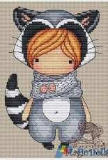 EB Design Magic Dolls - Raccoon by Mila Vozhd and Ekaterina Gafenko