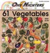 Jeanette Crews Designs One Nighters 444 - 61 Vegetables PCS