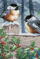 Vervaco PN-0021668 Winter Bluetits