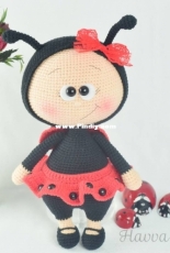Havva Designs - Havva Unlu - Bonnie with ladybug costume - Russian - Translated