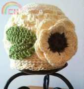 TD Crochet Patterns -  Crochet Baby Sunflower Hat