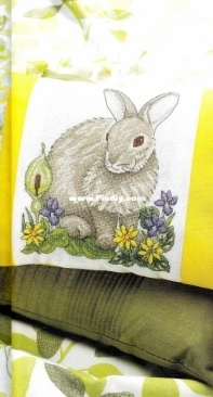 Woodland Wonder - Rabbit Cushion by Amanda Gregory from Cross Stitch Gold 109 XSD