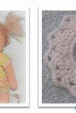 AmigurumiBB- Vanja Grundmann -  dress collar for Waldorf Baby Doll - Danish-Translated-Free