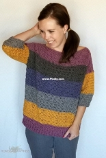 Hooked On Homemade Happiness - Breann - Everygirl Crochet Sweater - Free