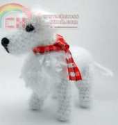 Kuvasz dog, by Irka. Spanish pattern
