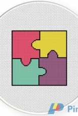 Daily Cross Stitch  -  Simple Puzzle