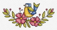 Bird And Flowers by Durene Jones - Free