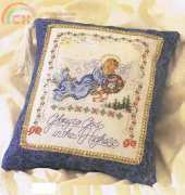 Glory to God Pillow from BH&G - Old Fashioned Christmas Crafts