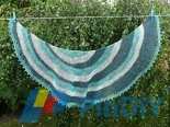 Colour Swirls Shawl by Verity Castledine