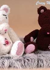 Crazy Monkey Handmade - Jana - Patchy Teddy Bear