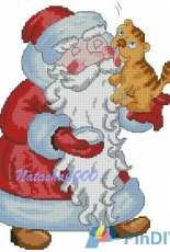 Santa with Tiger by Natasha4000 xsd