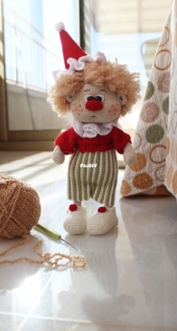 KBloveknitting _ crochet clown doll pattern _ English