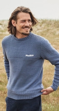 #26 Herenpullover im Strukturmuster - Lana Grossa - German - Free