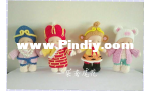 Mori Handmade - Yi Duo Yuan Wei Hua - Journey to the West Big Headed Baby - Tang Sanzang, Sun Wukong, Zhu Bajie, Sha Wujing - Chinese - Free