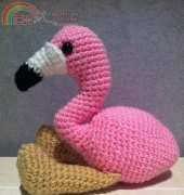 Amigu Amigurumi - LyssaOdyne - Flamingo - English translated