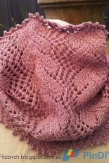 Trellis Vine Cowl by Louise Fitzpatrick/FitzBirch Crafts-Free