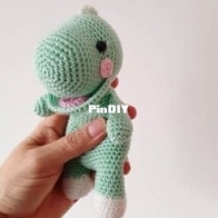 Gek op Haken - Marjan van der Leer - Baby Dinosaur - Baby Dinosaurus - Dutch
