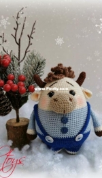 Tatsok Toys - Tatyana/Tatiana Sokolova - Chubby Bull Arkady - Татьяна Соколова - Бычок-пухлячок Аркадий - Russian - Free