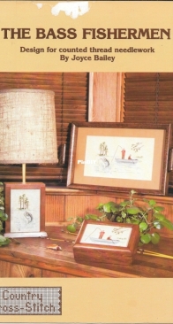 Country Cross-Stitch - Leaflet 10 - The Bass Fisherman by Joyce Bailey