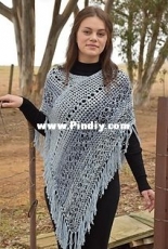 Ice Crystal Poncho by Ilona Hilderbrandt - Free