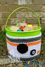 Hooking Housewives - Jamie Haas - BB-8 Basket