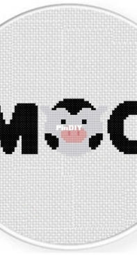 Daily Cross Stitch - Cow Head Moo