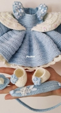 Crochet Pattern World - Annea Leolea / Anealeolea - Cinderella Outfit