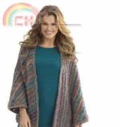 Lion Brand Yarn - L40645  Nicks Best Thing Triangle Shawl - free