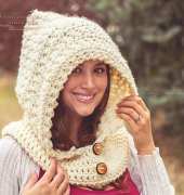 Crochet by Jennifer - Jennifer Dougherty - Star Stitch Hooded Cowl