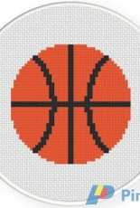 Daily Cross Stitch - BasketBall
