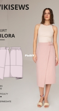 Viki Sews - Vilora Skirt - Юбка Вилора - Russian