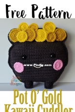 3am Grace Designs - Donna Vasquez Beavers and Michaelene Nelson - Pot O Gold Kawaii Cuddler - Free