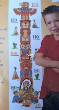 Vervaco 70.850 Totem Height Chart PCS