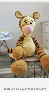 Parkaeva HM / Easy crochet Love - Anastasia Parkaeva - The Tiger