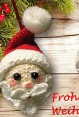 Ursula Petra - Petra Herrmann - Crochet Tutorial Pendant Santa Claus