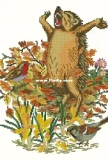 Eva Rosenstand ER 12-884 Hedgehog Waking Up PCS