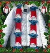 Crafts for Angels Designs - Barbara Maroney -  I Love The Smurfs Scarf